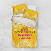 Anastasis College Bedding Set Tonga Ngatu Pattern - Polynesian Pride