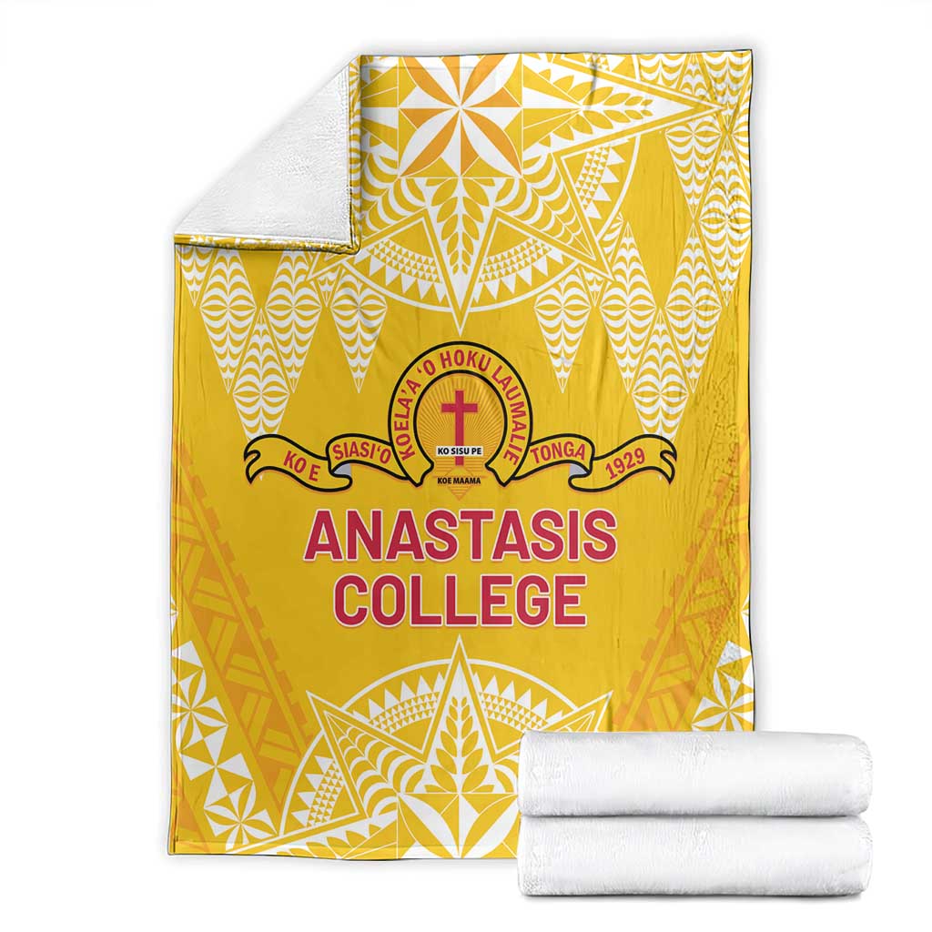 Anastasis College Blanket Tonga Ngatu Pattern - Polynesian Pride