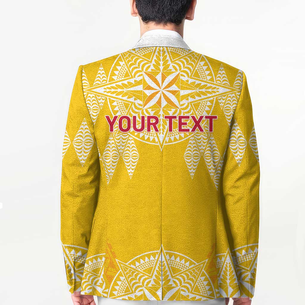 Personalised Anastasis College Blazer Tonga Ngatu Pattern - Polynesian Pride