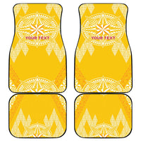 Personalised Anastasis College Car Mats Tonga Ngatu Pattern LT05 - Polynesian Pride