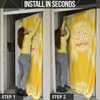 Personalised Anastasis College Door Cover Tonga Ngatu Pattern LT05 - Polynesian Pride