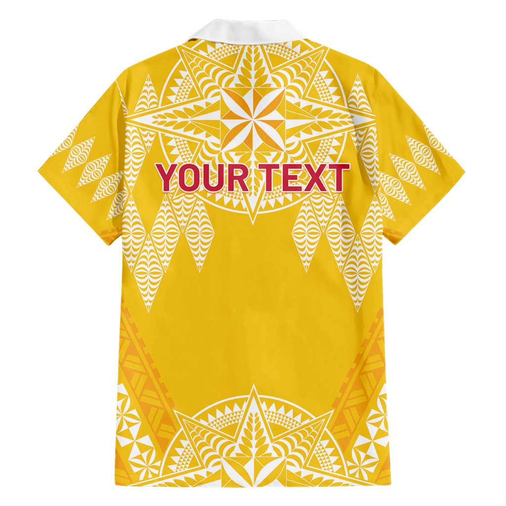 Personalised Anastasis College Family Matching Short Sleeve Bodycon Dress and Hawaiian Shirt Tonga Ngatu Pattern - Polynesian Pride