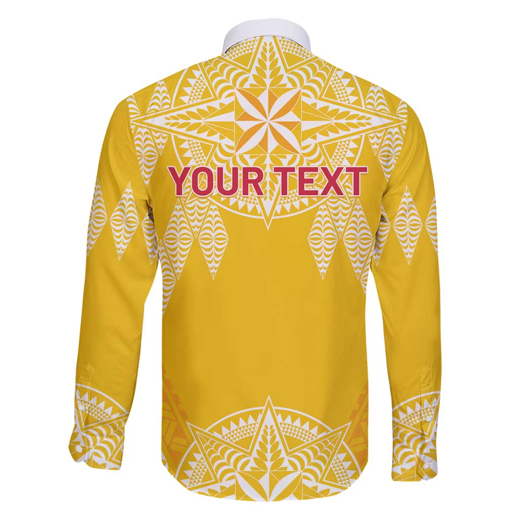 Personalised Anastasis College Family Matching Tank Maxi Dress and Hawaiian Shirt Tonga Ngatu Pattern - Polynesian Pride