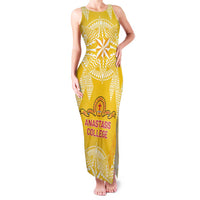 Personalised Anastasis College Family Matching Tank Maxi Dress and Hawaiian Shirt Tonga Ngatu Pattern - Polynesian Pride