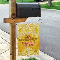 Anastasis College Garden Flag Tonga Ngatu Pattern - Polynesian Pride