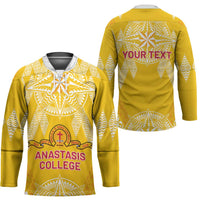 Personalised Anastasis College Hockey Jersey Tonga Ngatu Pattern - Polynesian Pride