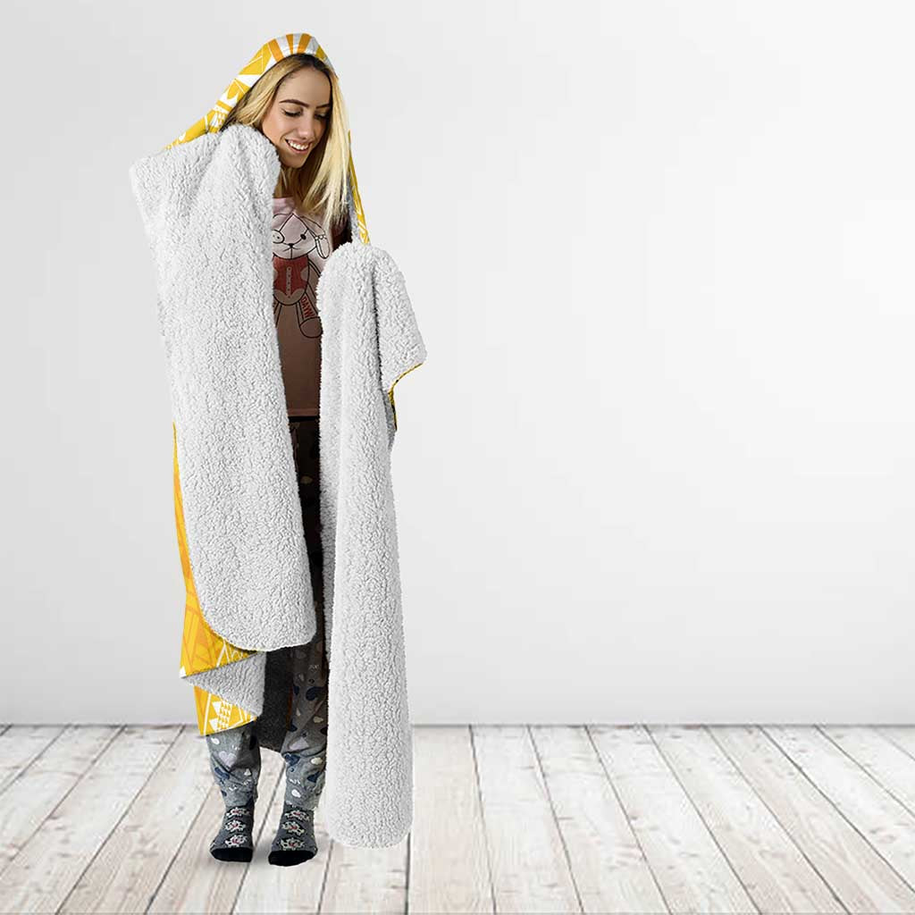 Anastasis College Hooded Blanket Tonga Ngatu Pattern LT05 - Polynesian Pride