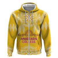 Personalised Anastasis College Hoodie Tonga Ngatu Pattern - Polynesian Pride