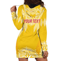 Personalised Anastasis College Hoodie Dress Tonga Ngatu Pattern - Polynesian Pride