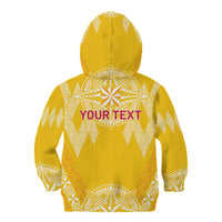 Personalised Anastasis College Kid Hoodie Tonga Ngatu Pattern - Polynesian Pride