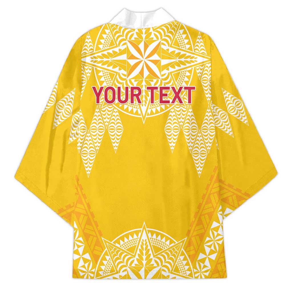 Personalised Anastasis College Kimono Tonga Ngatu Pattern - Polynesian Pride
