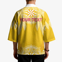 Personalised Anastasis College Kimono Tonga Ngatu Pattern - Polynesian Pride
