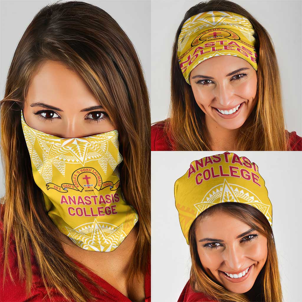 Anastasis College Neck Gaiter Tonga Ngatu Pattern LT05 - Polynesian Pride