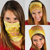 Anastasis College Neck Gaiter Tonga Ngatu Pattern LT05 - Polynesian Pride