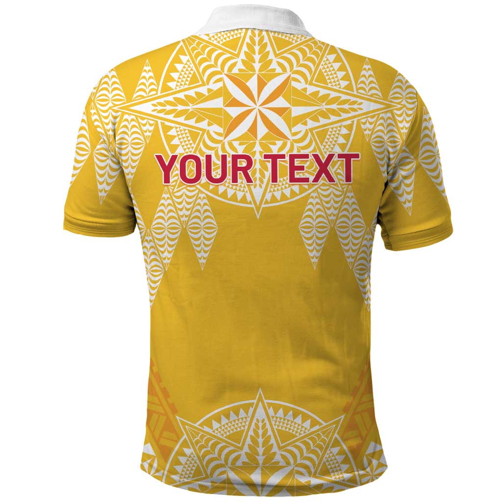 Personalised Anastasis College Polo Shirt Tonga Ngatu Pattern - Polynesian Pride