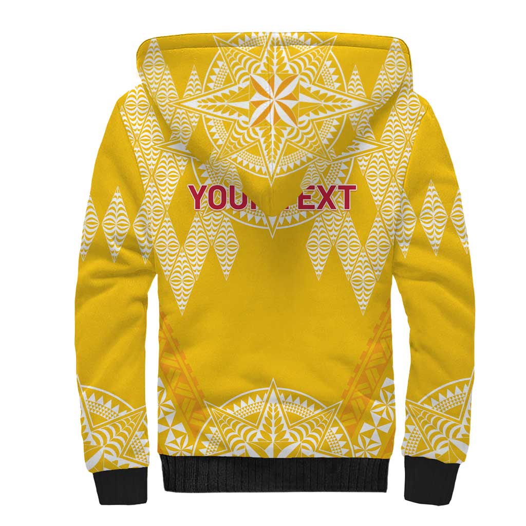 Personalised Anastasis College Sherpa Hoodie Tonga Ngatu Pattern - Polynesian Pride