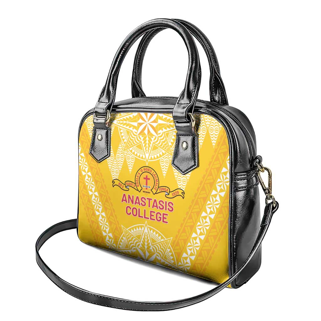 Anastasis College Shoulder Handbag Tonga Ngatu Pattern LT05 - Polynesian Pride