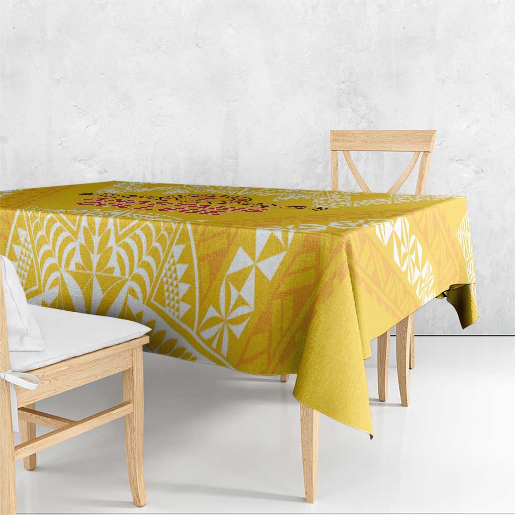Anastasis College Tablecloth Tonga Ngatu Pattern LT05 - Polynesian Pride