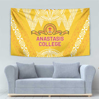 Anastasis College Tapestry Tonga Ngatu Pattern - Polynesian Pride