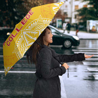 Anastasis College Umbrella Tonga Ngatu Pattern LT05 - Polynesian Pride
