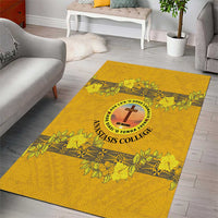 Tonga Anastasis College Area Rug Tongan Ngatu Kupesi Pattern - Polynesian Pride