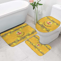 Tonga Anastasis College Bathroom Set Tongan Ngatu Kupesi Pattern LT05 - Polynesian Pride