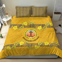 Tonga Anastasis College Bedding Set Tongan Ngatu Kupesi Pattern - Polynesian Pride