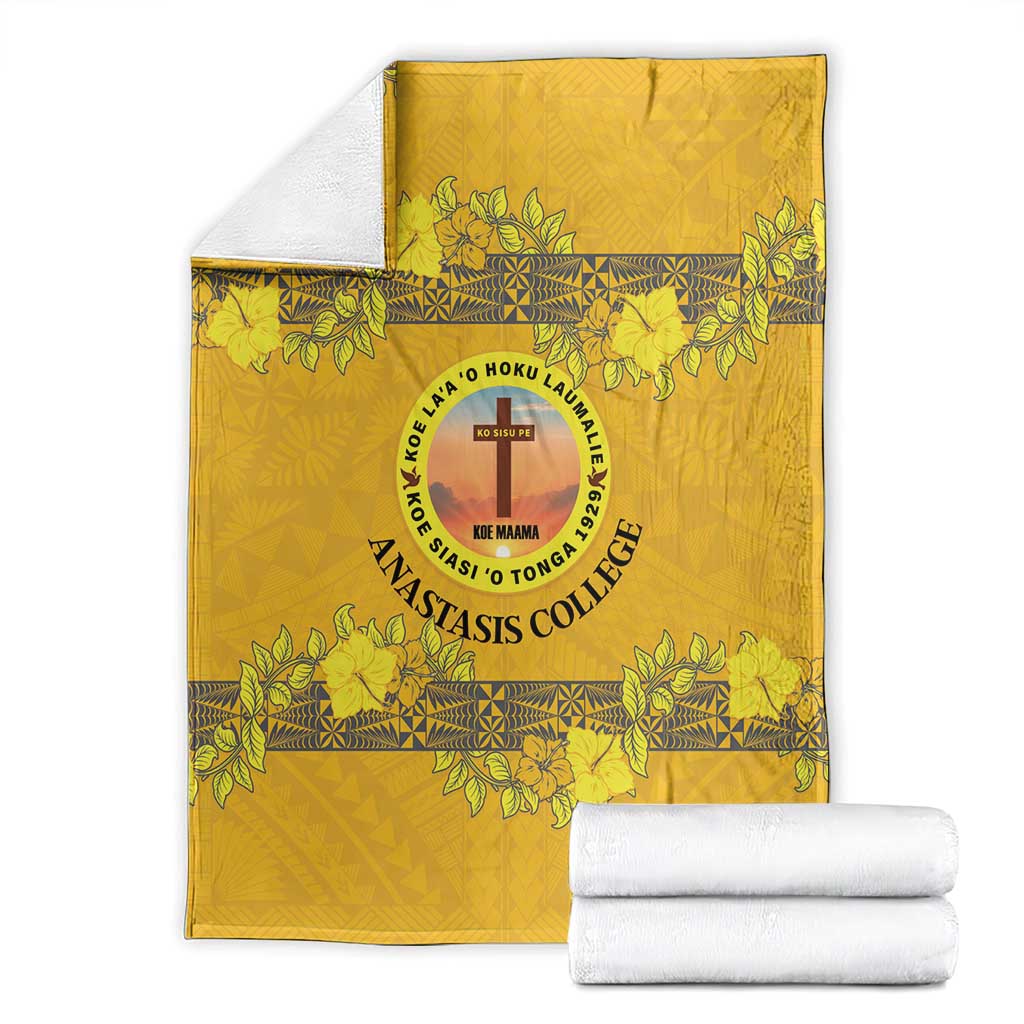Tonga Anastasis College Blanket Tongan Ngatu Kupesi Pattern - Polynesian Pride
