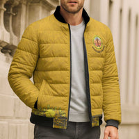 Tonga Anastasis College Bomber Puffer Jacket Tongan Ngatu Kupesi Pattern - Polynesian Pride