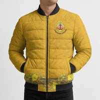 Tonga Anastasis College Bomber Puffer Jacket Tongan Ngatu Kupesi Pattern - Polynesian Pride