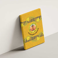 Tonga Anastasis College Canvas Wall Art Tongan Ngatu Kupesi Pattern LT05 - Polynesian Pride