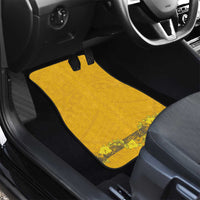 Tonga Anastasis College Car Mats Tongan Ngatu Kupesi Pattern LT05 - Polynesian Pride