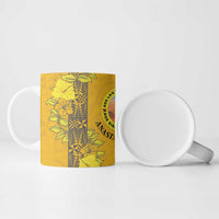 Tonga Anastasis College Ceramic Mug Tongan Ngatu Kupesi Pattern LT05 - Polynesian Pride