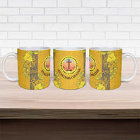 Tonga Anastasis College Ceramic Mug Tongan Ngatu Kupesi Pattern LT05 - Polynesian Pride