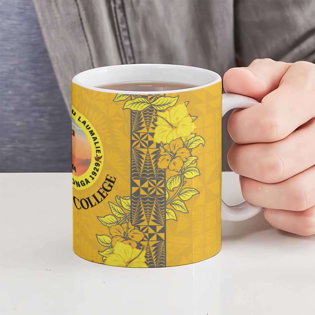Tonga Anastasis College Ceramic Mug Tongan Ngatu Kupesi Pattern LT05 - Polynesian Pride