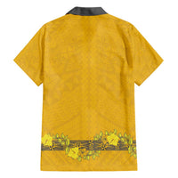 Tonga Anastasis College Family Matching Short Sleeve Bodycon Dress and Hawaiian Shirt Tongan Ngatu Kupesi Pattern - Polynesian Pride