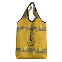 Tonga Anastasis College Grocery Bag Tongan Ngatu Kupesi Pattern - Polynesian Pride