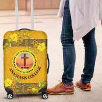 Tonga Anastasis College Luggage Cover Tongan Ngatu Kupesi Pattern - Polynesian Pride