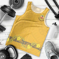 Tonga Anastasis College Men Tank Top Tongan Ngatu Kupesi Pattern LT05 - Polynesian Pride