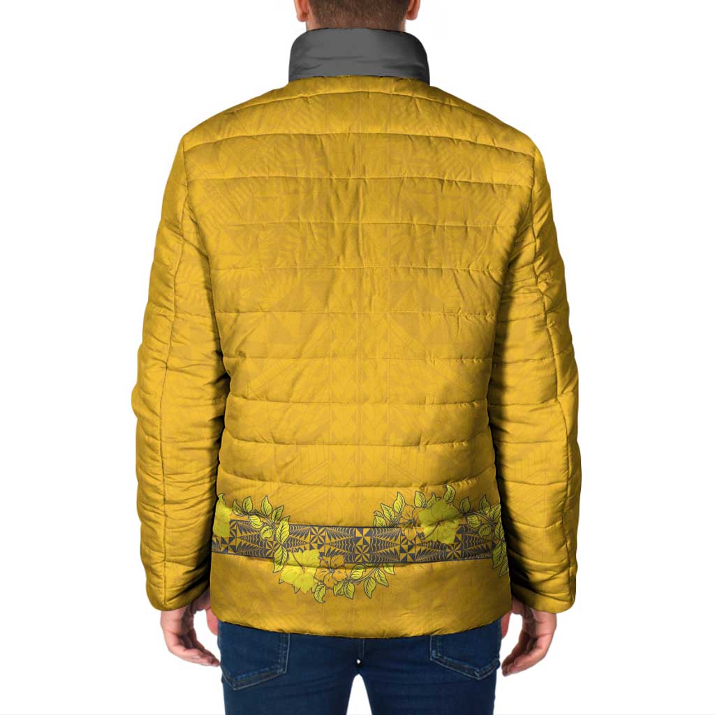 Tonga Anastasis College Padded Jacket Tongan Ngatu Kupesi Pattern LT05 - Polynesian Pride