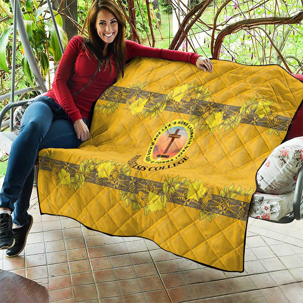 Tonga Anastasis College Quilt Tongan Ngatu Kupesi Pattern - Polynesian Pride