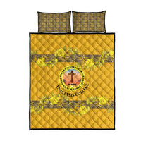 Tonga Anastasis College Quilt Bed Set Tongan Ngatu Kupesi Pattern - Polynesian Pride
