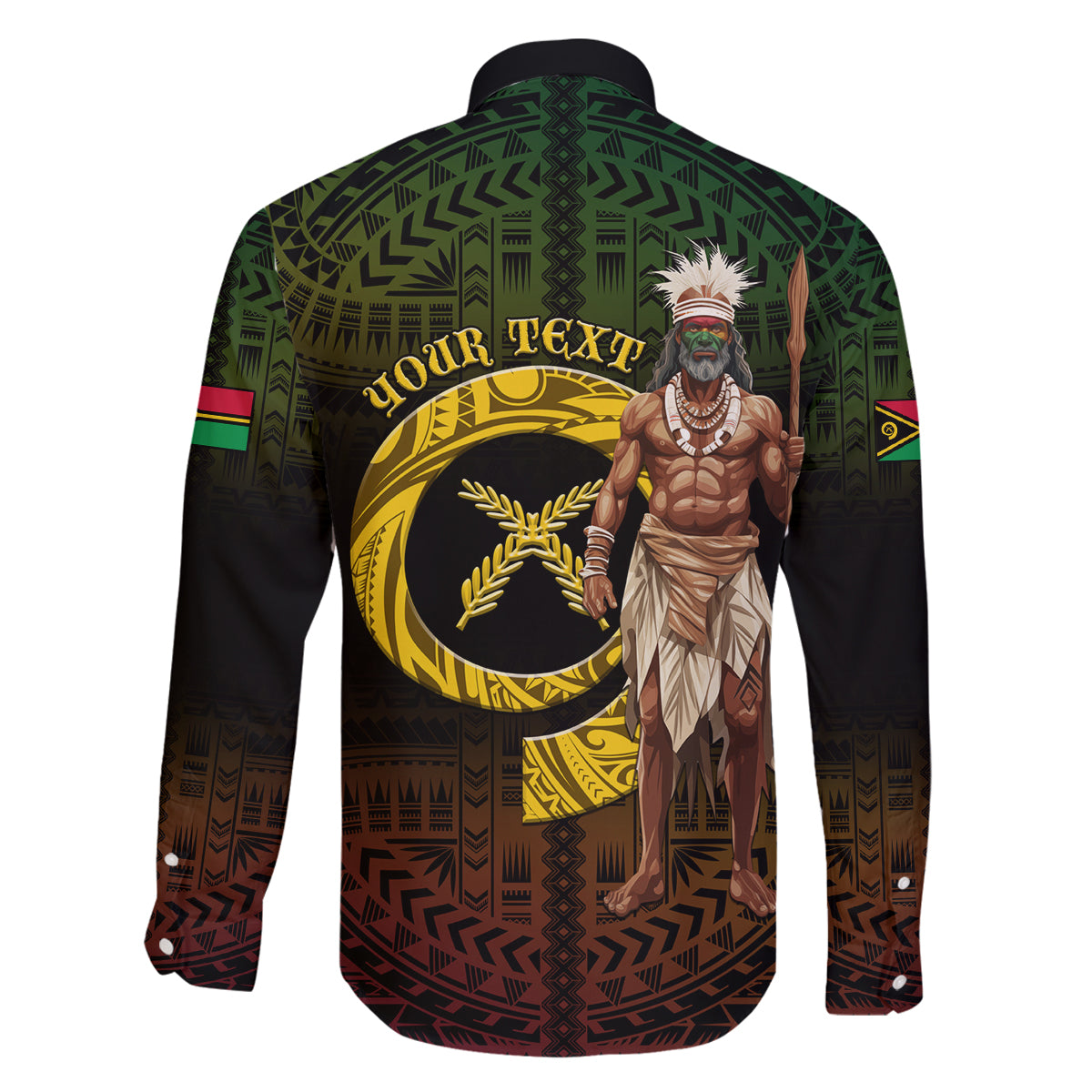 Personalised Vanuatu Custom Chiefs Day Family Matching Off Shoulder Short Dress and Hawaiian Shirt Pig Tusk Simple Style LT05 - Polynesian Pride