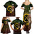 Personalised Vanuatu Custom Chiefs Day Family Matching Summer Maxi Dress and Hawaiian Shirt Pig Tusk Simple Style LT05 - Polynesian Pride