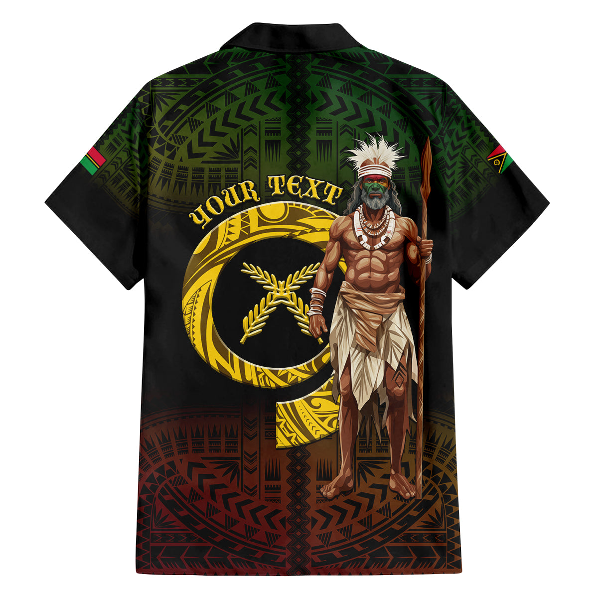 Personalised Vanuatu Custom Chiefs Day Family Matching Summer Maxi Dress and Hawaiian Shirt Pig Tusk Simple Style LT05 - Polynesian Pride