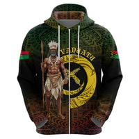 Personalised Vanuatu Custom Chiefs Day Zip Hoodie Pig Tusk Simple Style LT05 - Polynesian Pride
