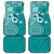 Cook Islands Car Mats Teal Hibiscus And Stars