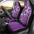 Cook Islands Car Seat Cover Purple Hibiscus And Stars