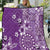 Cook Islands Quilt Purple Hibiscus And Stars