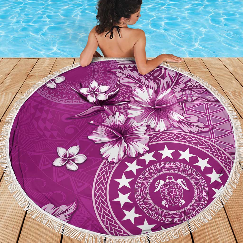 Cook Islands Beach Blanket Fandango Hibiscus And Stars LT05 - Polynesian Pride